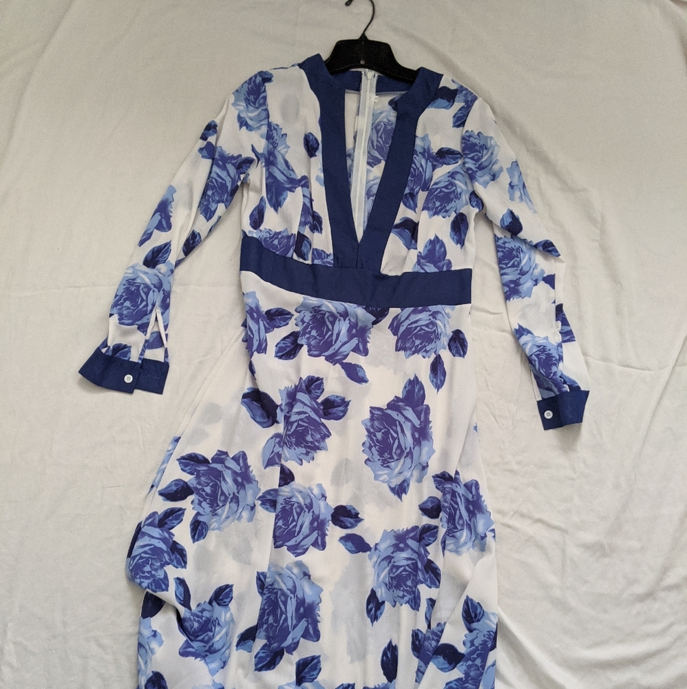Blue maxi dress